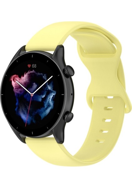 Xiaomi Haylou Rt LS05S Sarı Için Silikon Saat Bandı (Yurt Dışından)