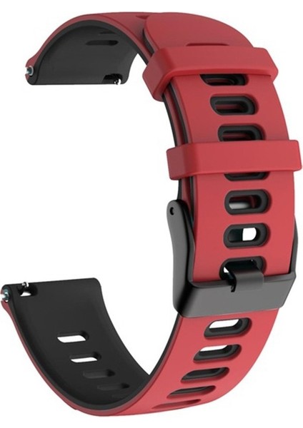 22 Mm. Silikon Kayış Onur Rüya Siyah - Sarı (Yurt Dışından)