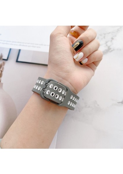 Samsung Galaxy Watch4 Için Silikon Kordonlu Saati 40MM Pembe Beyaz (Yurt Dışından) modelleri