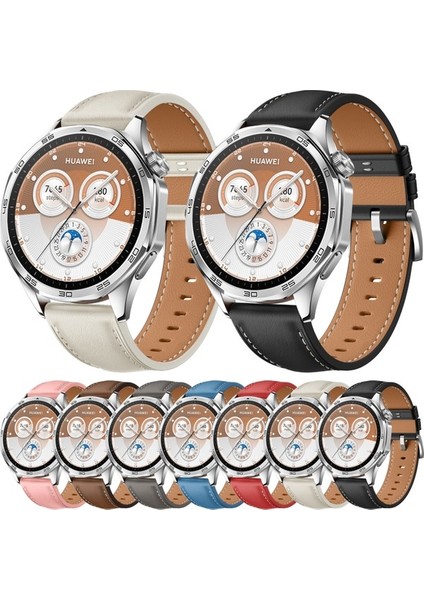 Huawei Watch Gt 5 46MM Için Deri Kayış (Yurt Dışından)