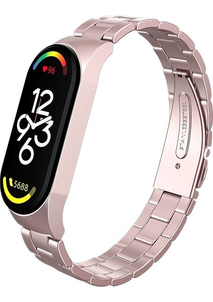 Xiaomi Mi Band 7 Gold Için Üç Kılıf Ste Watch Band (Yurt Dışından)