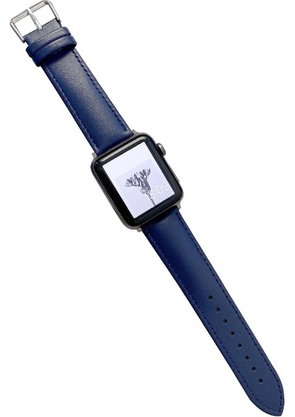 Apple Saat 7 45 Mm. - 6 & Se & 5 & 4 44 Mm. - 3 & 2 & 1 42 Mm. Mavi Kayış (Yurt Dışından)