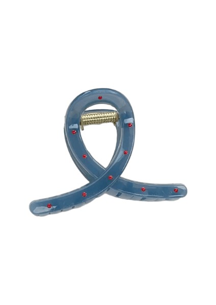 Kore Tarzı Saç Pençesi Leke Saç Pençeleri Şık Saç Pençeleri Sevimli Saç Pençeleri Mavi ve Kızıl Saç Klipsleri RenkE (Yurt Dışından)