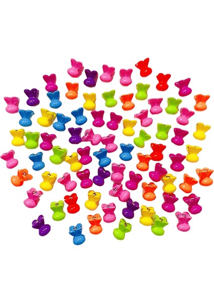 4050PCS Girs Sevimli Renkli Çiçek Yıldızı Taç Küçük Saç Pençe Güzel Saç Dekorasyon Pençe Klipsleri lar Tatlı Renk5boyut40PCS (Yurt Dışından)