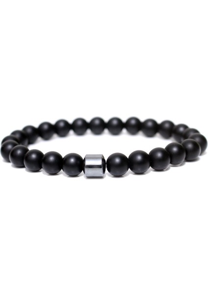 Parıldayan Taş Erkek Klasik Kaplan Gözü Taşı Beyaz Turkuaz Bileklik Siyah Demir Manyetik Bileklik Volkanik Taş Enerji Bileklik (Yurt Dışından) fırsatları