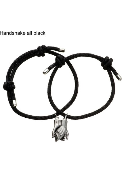 El Sıkışma 2 Hediye Maskot Moda Çekici Çift Takı Dikiş Kolye Çift Bilezik Uzun Mesafe Aşk Takıları (Yurt Dışından)