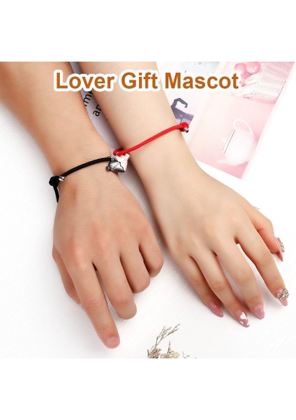 Kalbi Kırık 2 Hediye Maskot Moda Çekici Çift Takı Dikiş Kolye Çift Bilezik Uzun Mesafe Aşk Takıları (Yurt Dışından) fiyatları