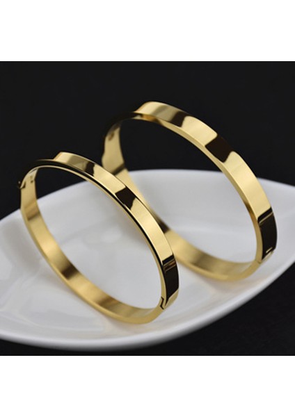 6mm Tarzı Altın Gül Unisex Moda Klasik Dört Renkli Şans Bileziği Kol Bileziği Çift Aşk Takısı Paslanmaz Çelik Kendin Yap Takı (Yurt Dışından) indirimleri