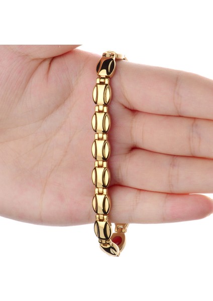 20.5cm Tarzı Altın Oktrendy Şifa Fır Manyetik Bio Enerji Kadın Bilezik Paslanmaz Çelik Şans Bilezikleri Germanium Hologram Takı Kadınlar Için (Yurt Dışından) indirimleri