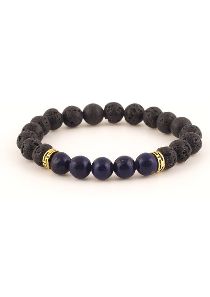 BJ005-2 2020 Moda Akra Bileklik Erkek Siyah Lava Şifa Denge Boncuk Reiki Buddha Dua Doğal Taş Yoga Bileklik Kadın Takı (Yurt Dışından)