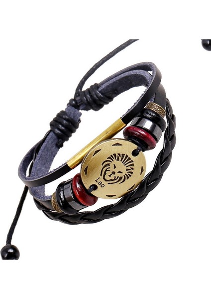 BX1098 Bileklik Yeni Moda Takı Deri Bilezik Kadın Bileziği Şık Toka Bilezik Noel (Yurt Dışından)
