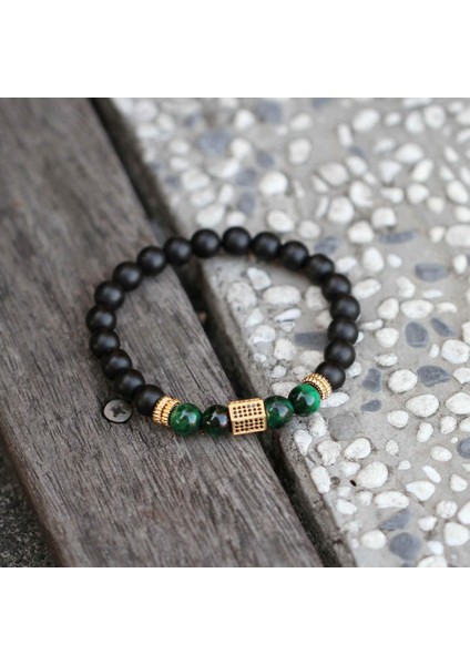 L200MM Stili C Erkek Bileklik Doğal Kaplan Gözü Taşı Boncuk Lapis Lazuli Taşları Difüzör Bilezikler Erkek Takı Hediye (Yurt Dışından)