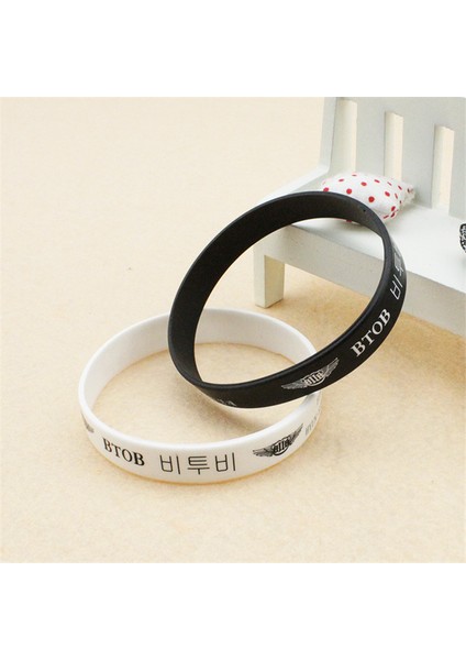 19CM Tarzı Btob Kpop Vıxx Nuest Ftısland Bileklik Silikon Spor Bileziği En Iyi Arkadaş Takı Hediye B071 (Yurt Dışından)