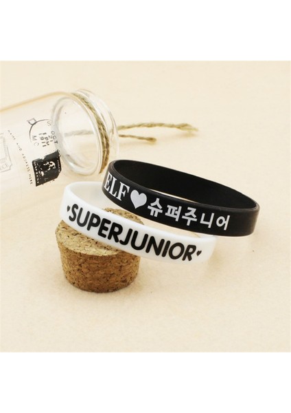 19CM Tarzı Btob Kpop Vıxx Nuest Ftısland Bileklik Silikon Spor Bileziği En Iyi Arkadaş Takı Hediye B071 (Yurt Dışından)