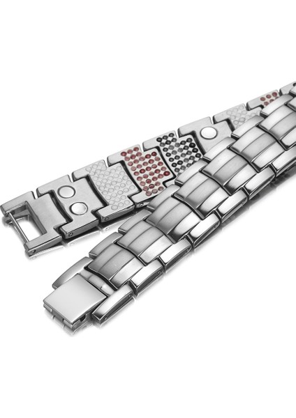 Sg Bilezik Rainso Lüks Erkek Takı Bilezik Titanyum Manyetik Denge Sağlık Bakımı Bileklik Erkek El Zinciri Dropship (Yurt Dışından) indirimleri