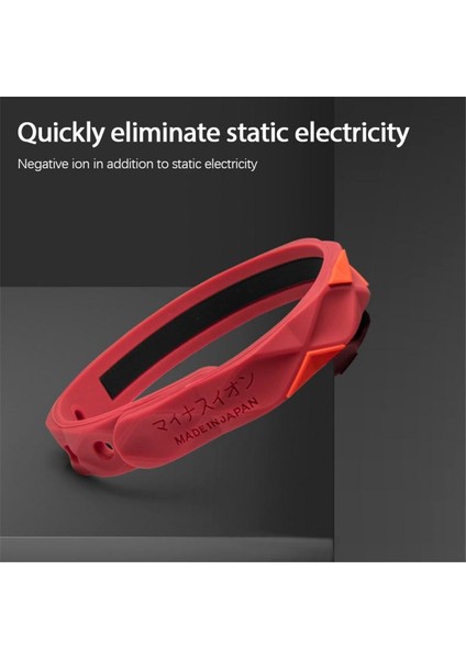 No.5 Boyutu Elektrostatik Yükten Arındırıcı Anti-Statik Vücut Elektrostatik Gevşetici Statik Giderici Bileklik Kablosuz Statik Yok Etme Bileziği (Yurt Dışından)