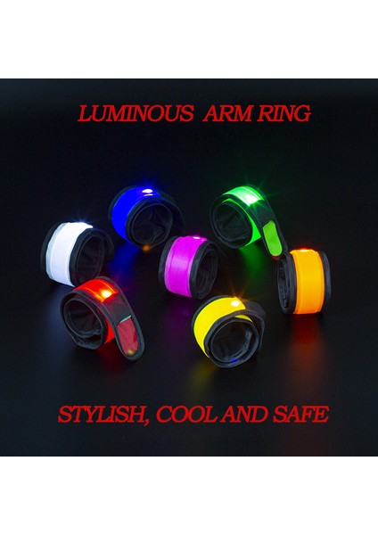 K3-10 2021 Yeni LED Işıklı Koşu Kol Bandı Dış Mekan Sporları Işıklı Kol Bandı Gece Yansıtıcı Güvenlik Kemeri (Yurt Dışından) modelleri