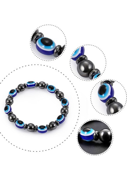 SB1207 Yeni Gelen Türk Nazar Bileklik Hematit Taşı Terapi Sağlık Bakım Manyetik Bilezik Yoga Bilezikleri Kadınlar ve Erkekler Için Takı (Yurt Dışından) fırsatları