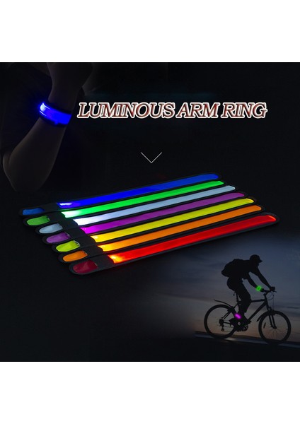 K3-12 2021 Yeni LED Işıklı Koşu Kol Bandı Dış Mekan Sporları Işıklı Kol Bandı Gece Yansıtıcı Güvenlik Kemeri (Yurt Dışından) fiyatları