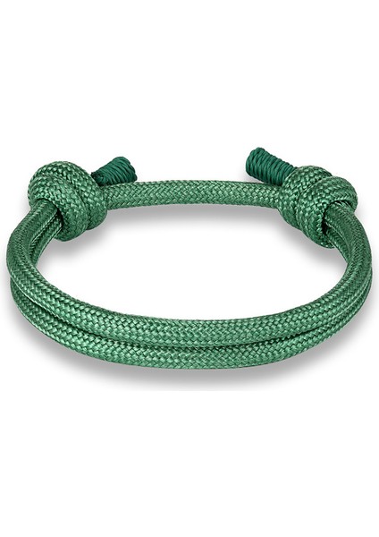 Yeşil Yeni Gelen Yüksek Kaliteli Örgü Halat Çok Katmanlı Hayatta Kalma Bilezikleri Erkekler Trendi Basit Renkli Erkek Örgü Ayak Bileziği Kadınlar (Yurt Dışından)
