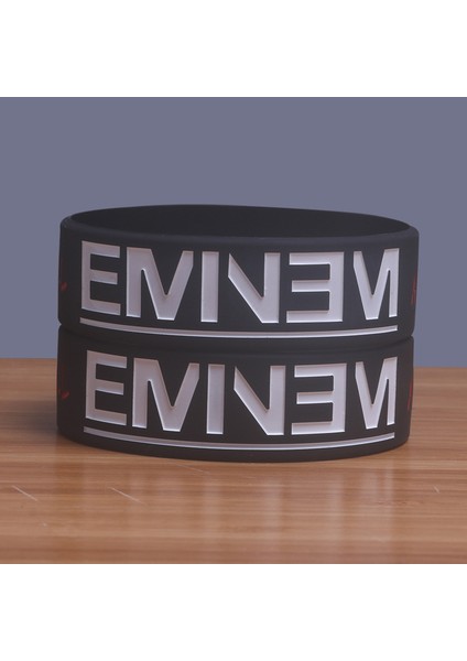 20 Santimetre Popüler Eminem Silikon Kauçuk Bileklik Amerikalı Rapçi Müzik Sever Trend Bileklik Kadın Erkek Için (Yurt Dışından) fiyatları