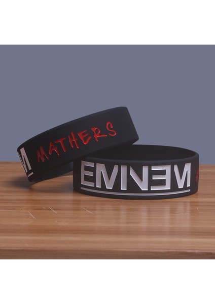 20 Santimetre Popüler Eminem Silikon Kauçuk Bileklik Amerikalı Rapçi Müzik Sever Trend Bileklik Kadın Erkek Için (Yurt Dışından) modelleri