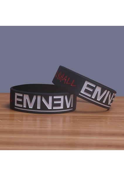 20 Santimetre Popüler Eminem Silikon Kauçuk Bileklik Amerikalı Rapçi Müzik Sever Trend Bileklik Kadın Erkek Için (Yurt Dışından) fırsatları