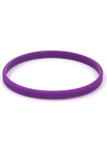 18CM Tarzı Mor Erkekler ve Kadınlar Için 5 Parça Fitness Karışık Renk Kauçuk Silikon Bileklik Çocuklar Için Bilezik Erkekler Için Koyu Işıklı Hediye Takı (Yurt Dışından)