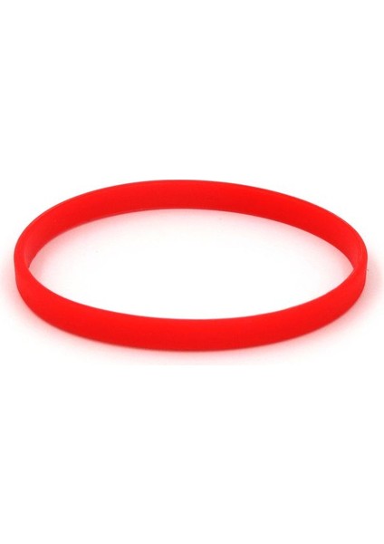 18CM Tarzı Kırmızı Erkekler ve Kadınlar Için 5 Parça Fitness Karışık Renk Kauçuk Silikon Bileklik Çocuklar Için Bilezik Erkekler Için Koyu Işıklı Hediye Takı (Yurt Dışından)