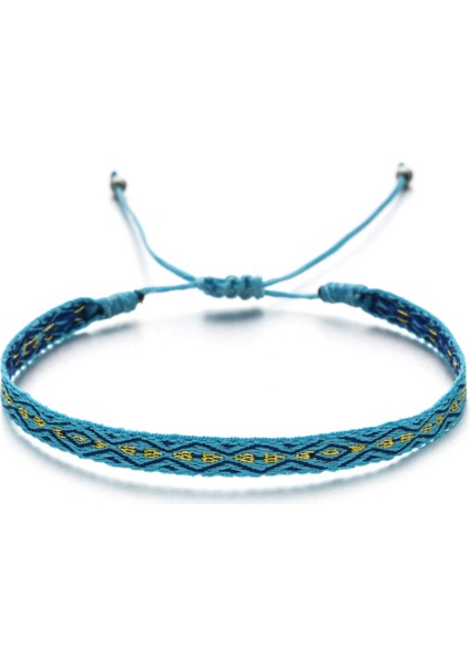 QQSL082 Zmzy Yeni El Yapımı Ip Bileklik Boho Kolombiyalı Wayuu Bilezik Şanslı Tibet Dizesi Bilezikler ve Bilezikler Kadınlar ve Erkekler Etnik Hediye Için (Yurt Dışından)
