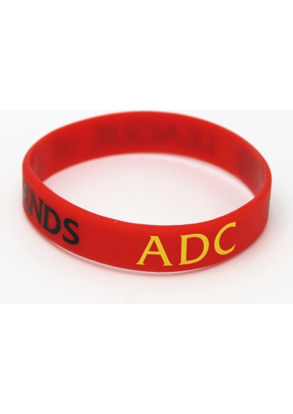 Çoklu Stil Orman Oyun Bilekliği Spor Kol Bandı Silikon Harfler Bileklik Adc, Jungle, Mıd, Support, Dota 2 Baskılı Bant SH001 (Yurt Dışından) modelleri