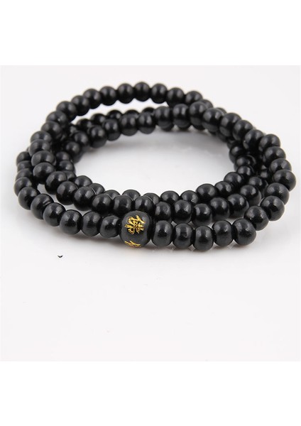 No.2 Boyutu 108 Boncuk 6mm Doğal Sandal Ağacı Budist Buda Ahşap Bileklik Kadın Erkek Düğüm Meditasyon Dua Bilezik Takı Bijuteri (Yurt Dışından) modelleri