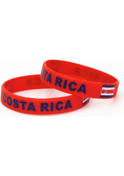Çoklu Stil Kırmızı 1 Adet Costa Rica Ülke Bayrağı Silikon Bileklik Kırmızı Futbol Spor Hediyelik Eşya Silikon Kauçuk Bilezikler&bilezikler Hediye SH242 (Yurt Dışından) fiyatları