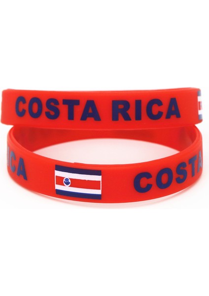 Çoklu Stil Kırmızı 1 Adet Costa Rica Ülke Bayrağı Silikon Bileklik Kırmızı Futbol Spor Hediyelik Eşya Silikon Kauçuk Bilezikler&bilezikler Hediye SH242 (Yurt Dışından) fırsatları