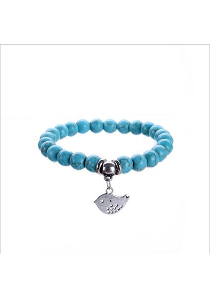 Fil Doğal Howlite Taş Filbaykuşyaşam Ağacıkuşçapraz Şans Bileklik Kadınlar Için Hayvan Şans Bileziği Takı Z233 (Yurt Dışından) fırsatları