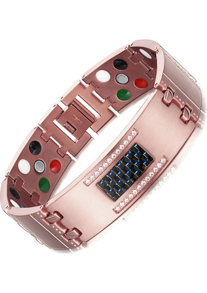 Altın Welmag Titanyum Bileklik Sağlık Bakımı Kristal Manyetik Bileklikler Erkekler Germanium Turmalin Erkek Sağlık Bileklik Zinciri (Yurt Dışından) indirimleri