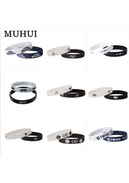 19CM Tarzı No.3 Boyutu Yurı Ice Exo Bileklik En Iyi Arkadaş Takıları Için Siyah Beyaz Anime Kpop Grubu Bileklikler Kadınlar Için (Yurt Dışından) fiyatları