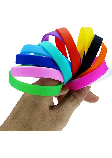 Genç 180X12X2 mm Stili Siyah Boş Silikon Bileklik Erkek Kadın Genç Basketbol Koşu Kauçuk Bantlar Bilezik Bilezik Aksesuarlar Çift Hediyeler (Yurt Dışından) fiyatları