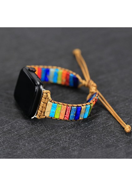 Altın Toka Tarzı Mavi 2021 Yeni Gelen 7 Çakra Küp Örgü Balmumu Ip Saat Kayışı ve Bilezik ve Bilezik Çiftler Takı (Yurt Dışından) fırsatları