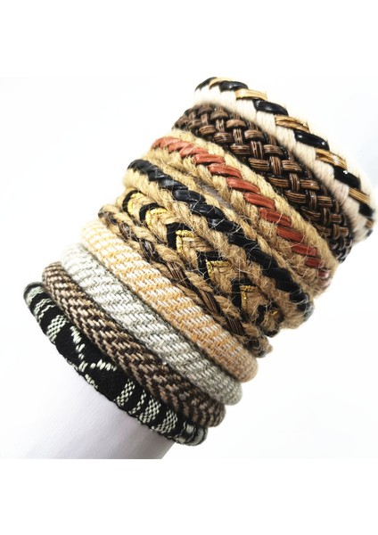 Stil 3 Çiçekli Boho Etnik Trend Renkli Bohem Bileklik Erkek Kadın Takı Hediye Tasarım Kız Hediye (Yurt Dışından)