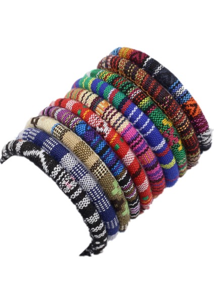 Stil 3 Çiçekli Boho Etnik Trend Renkli Bohem Bileklik Erkek Kadın Takı Hediye Tasarım Kız Hediye (Yurt Dışından) fiyatları