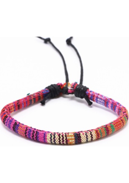 Stil 3 Çiçekli Boho Etnik Trend Renkli Bohem Bileklik Erkek Kadın Takı Hediye Tasarım Kız Hediye (Yurt Dışından) fırsatları