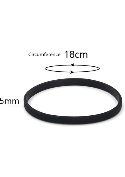 18CM Tarzı Sarı Erkekler ve Kadınlar Için 5 Parça Fitness Karışık Renk Kauçuk Silikon Bileklik Çocuklar Için Bilezik Erkekler Için Koyu Işıklı Hediye Takı (Yurt Dışından) fiyatları