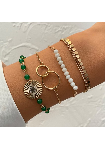 AL22-32 2021 Yeni Ince Işçilikli Lüks Kalın Zincir Punk Stili Bilezik Abartılı Moda Takı Retro Portre Sikke Aksesuarları (Yurt Dışından) modelleri