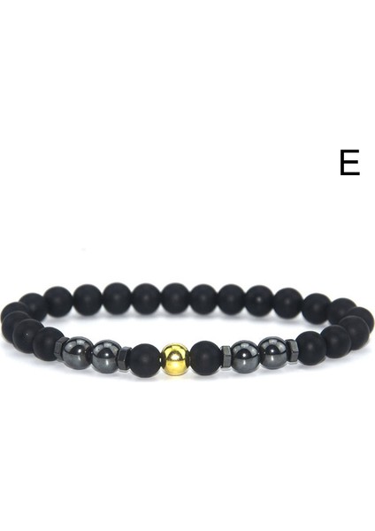 ve Anti-Şişme Siyah Obsidyen Ayak Bileziği Mat Retro Şık El Yapımı Ayak Süsü XRQ88 (Yurt Dışından)