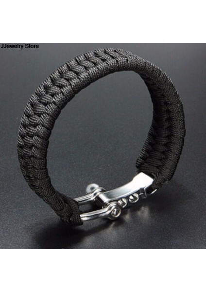 Erkek Kadın Için El Yapımı Kamp Paracord Bileklik Homme Paraşüt Halat Toka Hayatta Kalma Bileziği Örme Takı (Yurt Dışından) fiyatları