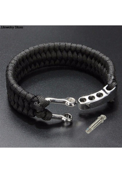 Erkek Kadın Için El Yapımı Kamp Paracord Bileklik Homme Paraşüt Halat Toka Hayatta Kalma Bileziği Örme Takı (Yurt Dışından) modelleri