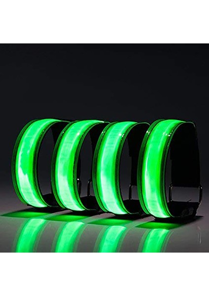 K4-4 2021 Yeni USB Şarj LED Işıklı Gece Koşu Kol Bandı Bileklik Gece Yansıtıcı Güvenlik Kemeri Açık Sporlar Işıklı Kol Bandı (Yurt Dışından) indirimleri