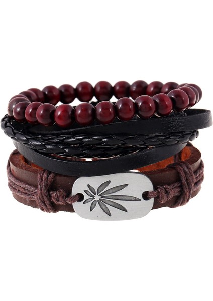 No.80 Boyutu Sıcak Satış ve Vintage Gitar Şans Boncuk Bilezik Erkekler ve Kadınlar Için Moda Müzik Bilezik Deri Bilezikler Bangles Pulseira (Yurt Dışından)