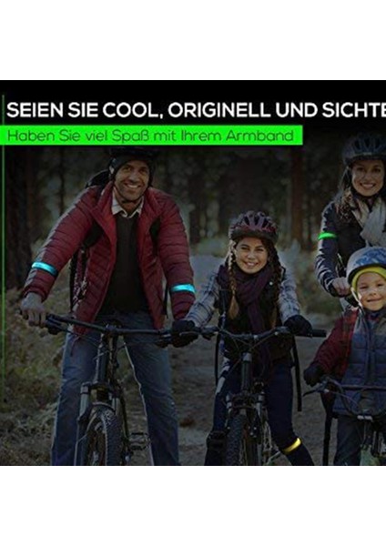 K4-6 2021 Yeni USB Şarj LED Işıklı Gece Koşu Kol Bandı Bileklik Gece Yansıtıcı Güvenlik Kemeri Açık Sporlar Işıklı Kol Bandı (Yurt Dışından) fırsatları